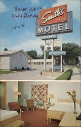 Smith's "Uptown" Motel Sioux Falls, SD Postcard Postcard Postcard