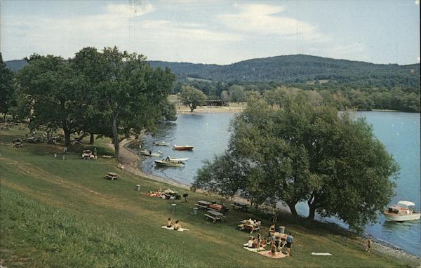 A Picturesque View of Glimmerglass State Park on Otsego lake East Springfield New York