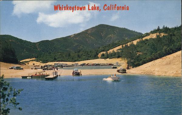 View of Lake and Hills Whiskeytown Lake California