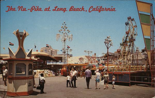 The Nu-Pike Amusement Zone Long Beach California Geo. E. Watson