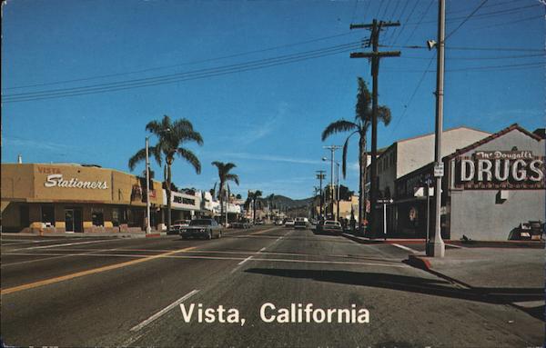 Street Scene Vista California