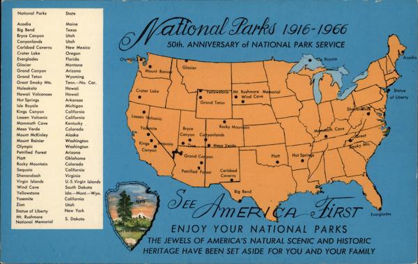 50th Anniversary of National Park Service Maps