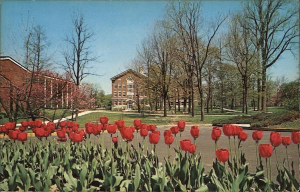 Earlham College - Campus in Spring Richmond Indiana