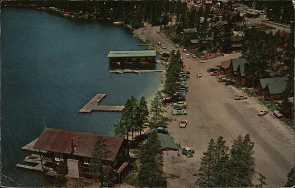 Aerial View of Grand Lake Rocky Mountain National Park