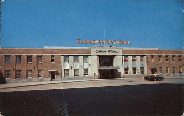 Canadian National Railway Station Saskatoon Canada