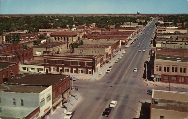 Business Section Looking North Clovis New Mexico
