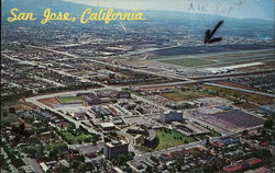 San Jose Civic Center California Postcard Postcard Postcard