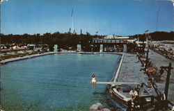 Westchester Country Club Beach, Manursing Island Postcard