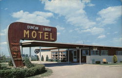 Duncan Lodge Motel Postcard