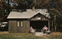 Squire Marshmallow - Rustic Guest Cabin, Abe Martin Lodge Postcard