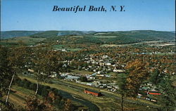 View from Mossy Bank Park Bath, NY Postcard Postcard Postcard