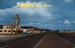 Santa Fe Street Grants, NM Postcard Postcard Postcard