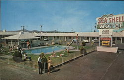 Sea Shell Motel Postcard