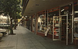 Street Scene in Colorful Solvang, California Postcard