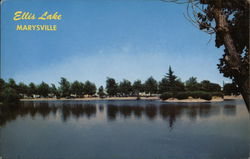 Ellis Lake Marysville Postcard