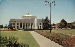 Stockton Memorial Civic Auditorium California Postcard Postcard Postcard