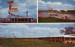 Tulare Inn Motel - Perry's Coffee Shop California Postcard Postcard Postcard