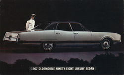 1967 Oldsmobile Ninety-Eight Luxury Sedan Postcard
