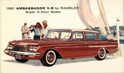 1961 Ambassador V-8 by Rambler Super 4-Door Sedan Postcard