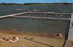 Waterfront, The Salvation Army, Camp Wonderland Camp Lake, WI Postcard Postcard Postcard