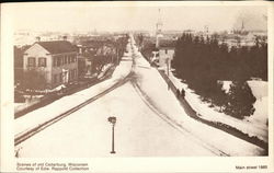 Main Street 1885 Postcard