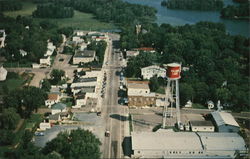 Aerial View of Town Balsam Lake, WI Postcard Postcard Postcard