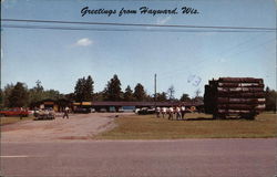 The North Wisconsin Logging Camp at Historyland Hayward, WI Postcard Postcard Postcard