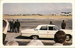 Arrival of President's Escort Plane at Love Field Postcard