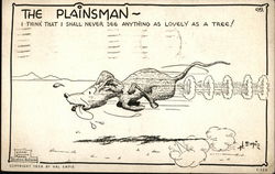 The Plainsman Cartoons Postcard Postcard Postcard