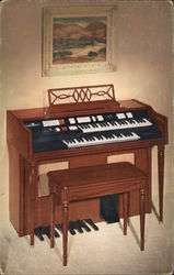 The New Wurlitzer 4100 Organ Postcard
