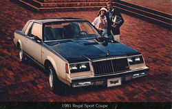 1981 Regal Sport Coupe Postcard