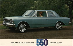 1963 Rambler Classic Six 550 Postcard