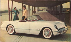 1954 Chevrolet Corvette Postcard