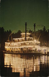 Mark Twain Steamboat Postcard