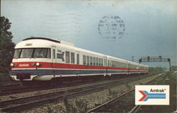 Amtrak's French Turbine Train Postcard