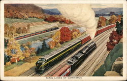 Main Lines of Commerce Johnstown, PA Postcard Postcard Postcard