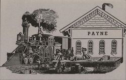 Payne Railroad Trains, Railroad Postcard Postcard Postcard