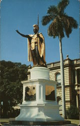 Kamehameha Statue Postcard