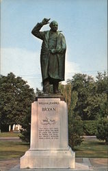 William Jennings Bryan Statue Salem, IL Postcard Postcard Postcard