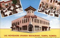 Las Novedades Spanish REstaurant Tampa, FL Postcard Postcard Postcard