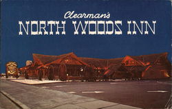 Clearman's North Woods Inn Postcard