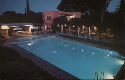 Pool Area at Arizona Inn, 2200 E. Elm Tucson, AZ Postcard Postcard Postcard
