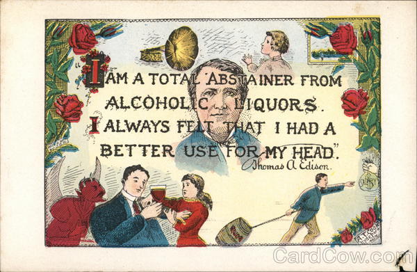 People Drinking Wine and a Man Pulling a Keg of Beer