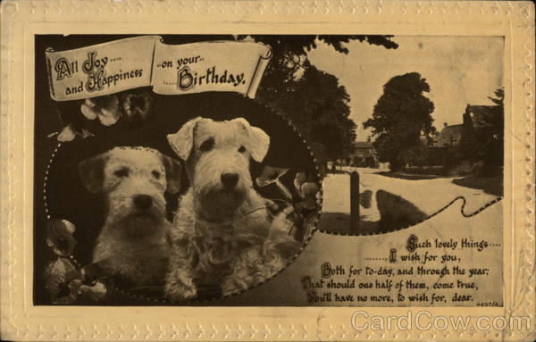 All Joy and Happiness On Your Birthday Dogs
