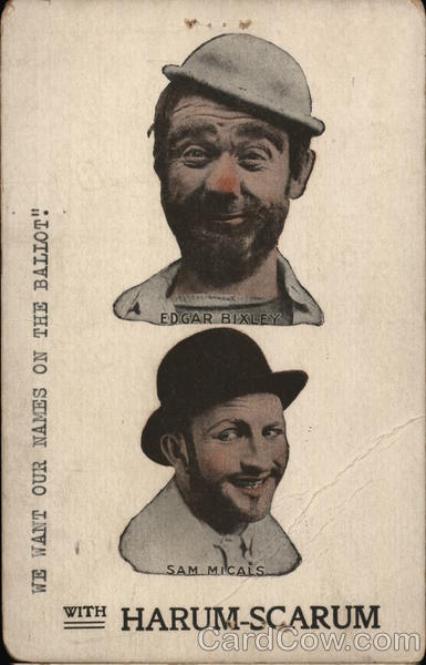 With Harum-Scarum - Pictures of Edgar Bixley and Sam Micals