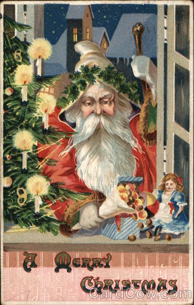 Picture of Santa and Some Toys Santa Claus