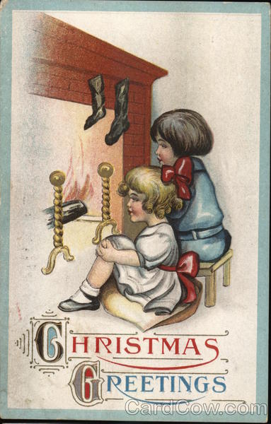 Children by Fire, Waiting for Santa