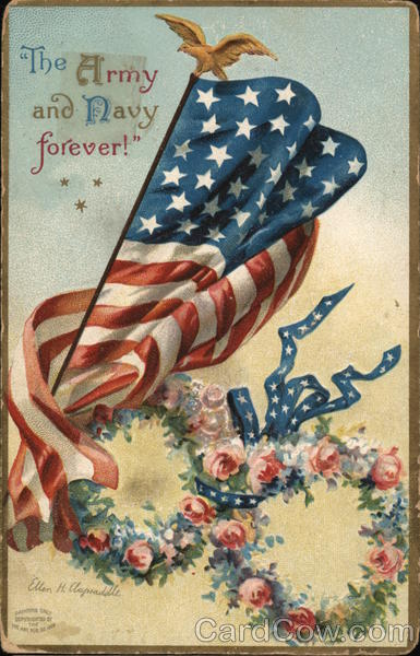 The Army and Navy forever! Patriotic