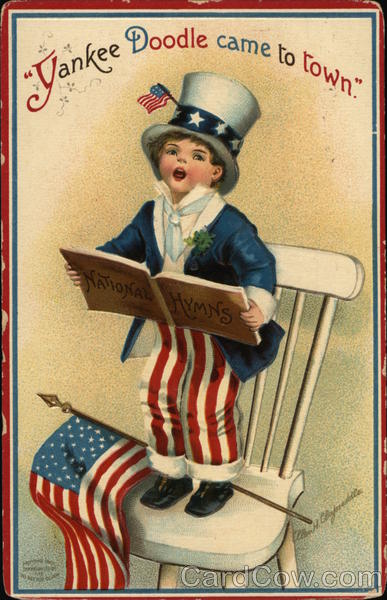 Yankee Doodle Came To Town - Boy Singing On Chair