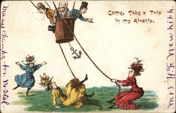 Come, Take A Trip In My Airship. Comic, Funny